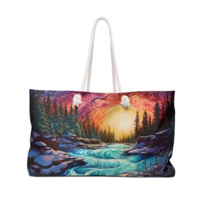 Winter Forest Fine Art Weekender Tote Bag - A Perfect Gift for Nature Lovers! #Northern Minnesota #Nature Art #TravelBag #GiftIdea